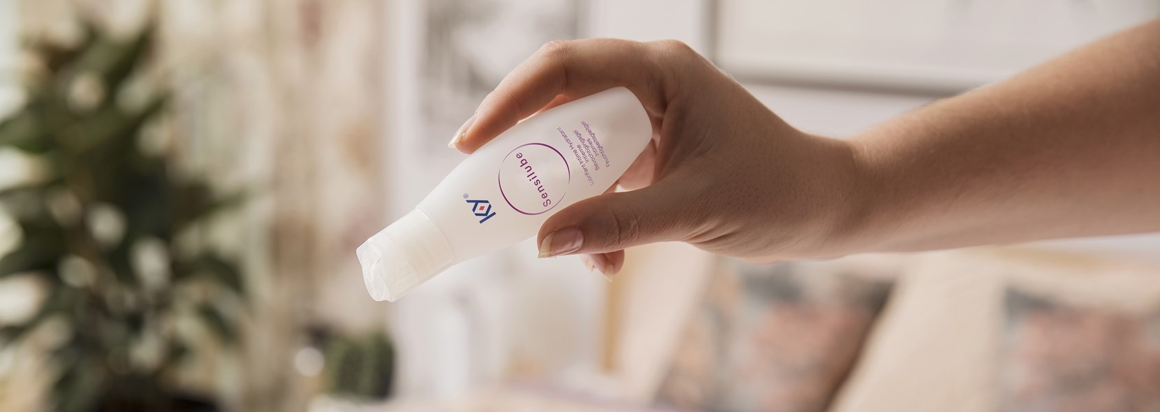hand with product